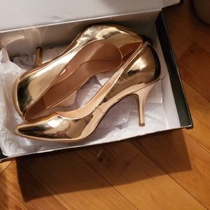 Ladies heels Rosegold SOLD